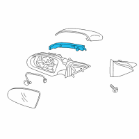 OEM 2017 Kia Optima Lamp Assembly-Outside Mirror Diagram - 87623D5000