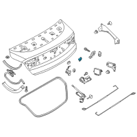 OEM Lincoln MKZ Lock Switch Diagram - FP5Z-54432A38-AA