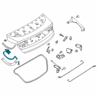 OEM 2015 Lincoln MKZ Hinge Diagram - DP5Z-5442701-A