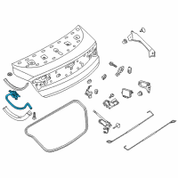 OEM 2018 Lincoln MKZ Hinge Diagram - DP5Z-5442701-A