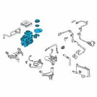 OEM Acura NSX Modulator Assembly Diagram - 57110-SL0-A03