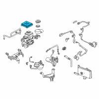 OEM 1999 Acura NSX ABS Unit Diagram - 39790-SL0-023