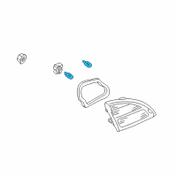 OEM 2001 Infiniti I30 Bulb Diagram - 26271-89906