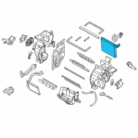 OEM 2012 Hyundai Elantra Core & Seal Assembly-Evaporator Diagram - 97139-3X000