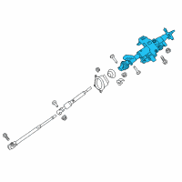 OEM 2019 Nissan Titan Column-Steering Tilt Diagram - 48810-EZ90B