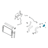 OEM 1994 Buick Skylark Water Outlet Assembly Diagram - 10182384