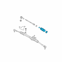 OEM 2011 Mercury Mariner Boot Kit Diagram - AL8Z-3332-A