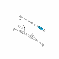 OEM 2009 Mercury Mariner Boot Diagram - AL8Z-3K661-A