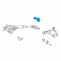 OEM Acura Joint B, Steering Diagram - 53323-S04-003