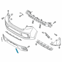 OEM 2017 Hyundai Ioniq Reflector/Reflex Assembly-Rear RH Diagram - 92406-G2000