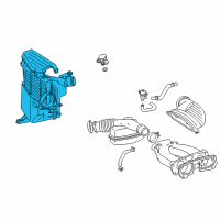 OEM 2001 Lexus IS300 Cleaner Assy, Air Diagram - 17700-46500