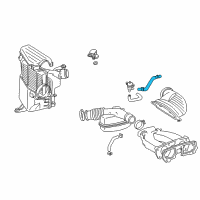 OEM 2001 Lexus IS300 Hose, Air, NO.2 Diagram - 17342-46200