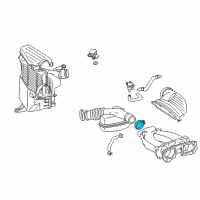 OEM 2018 Toyota Mirai Inlet Connector Clamp Diagram - 96111-10780