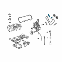 OEM 2008 Chrysler Crossfire Guide-Timing Chain Diagram - 5099337AA
