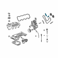 OEM Chrysler Guide-Timing Chain Diagram - 5099337AA