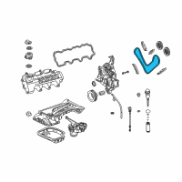 OEM 2008 Chrysler Crossfire Chain-Timing Diagram - 5098404AA