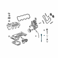 OEM Chrysler Crossfire Indicator-Engine Oil Level Diagram - 5097781AA