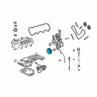 OEM 2006 Chrysler Crossfire DAMPER-CRANKSHAFT Diagram - 5166765AA