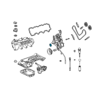 OEM Chrysler Seal-CRANKSHAFT Oil Diagram - 5073675AB