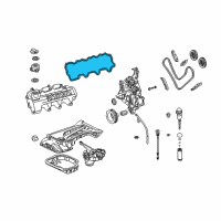 OEM 2007 Chrysler Crossfire Gasket-Cylinder Head Cover Diagram - 5097104AA