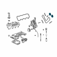 OEM 2006 Chrysler Crossfire Sprocket-Camshaft Diagram - 5098420AA