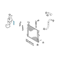 OEM 2009 Kia Borrego Tube-Over Flow Diagram - 254432J000