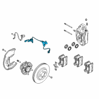 OEM 2020 Kia Stinger Sensor Assembly-Front Abs R Diagram - 59830J5150