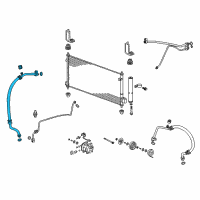 OEM 2010 Honda Fit Hose, Suction Diagram - 80311-TF0-003