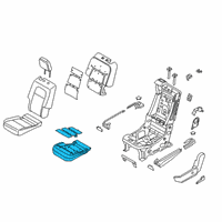 OEM 2020 Lincoln Aviator Seat Cushion Pad Diagram - LC5Z78632A22E