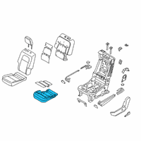 OEM 2022 Lincoln Aviator PAD - REAR SEAT CUSHION Diagram - LC5Z-7863840-A