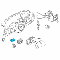 OEM 2016 Nissan Versa Switch Assy-Hazard Diagram - 25290-3AA0A