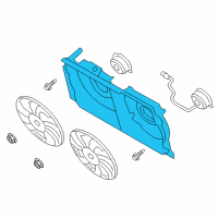 OEM 2019 Toyota 86 Fan Shroud Diagram - SU003-01175