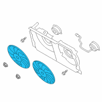 OEM 2017 Toyota 86 Fan Blade Diagram - SU003-01173