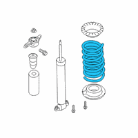 OEM 2014 Ford Fusion Coil Spring Diagram - DG9Z-5560-S