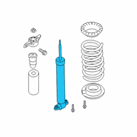 OEM 2017 Lincoln MKZ Shock Diagram - HG9Z-18125-B