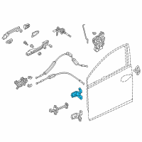 OEM 2020 Honda Civic Hinge, Left Front Door (Upper) Diagram - 67450-TE0-A02ZZ