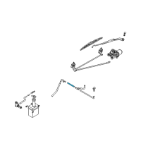OEM 2000 Kia Spectra Pipe-Washer Diagram - 0K2A267501