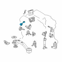 OEM 2007 Toyota Highlander Stopper Diagram - 12363-20130