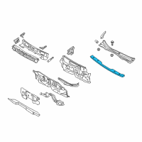 OEM 2008 Ford Fusion Front Weatherstrip Diagram - 6E5Z-16B990-A