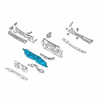 OEM 2006 Mercury Milan Dash Panels Diagram - 6E5Z5401610AA