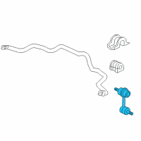OEM 2006 Honda Accord Link, Right Front Stabilizer Diagram - 51320-SDR-003