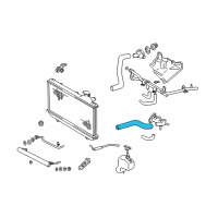 OEM Toyota RAV4 Upper Hose Diagram - 16571-74400