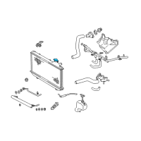 OEM Toyota Radiator Cap Diagram - 16401-7A470