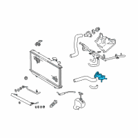 OEM Toyota Celica Water Outlet Diagram - 16331-74170