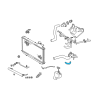 OEM 1992 Toyota Camry By-Pass Hose Diagram - 16261-74010