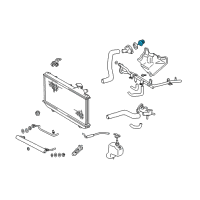 OEM Toyota Tercel Thermostat Diagram - 90916-03046