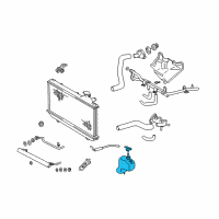 OEM 1996 Toyota RAV4 Reservoir Diagram - 16470-74281