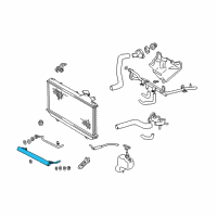 OEM 1999 Toyota RAV4 Transmission Cooler Diagram - 16491-7A120