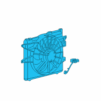 OEM 2007 Ford Mustang Fan Module Diagram - DR3Z-8C607-D