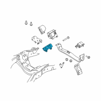 OEM 2009 Ford F-350 Super Duty Mount Bracket Diagram - 7C3Z-6031-BA